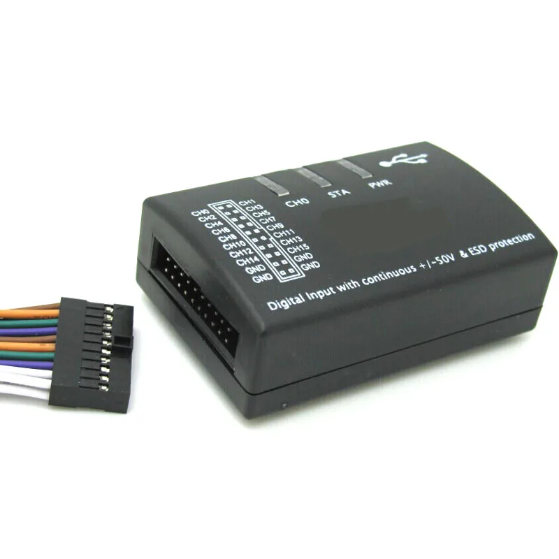 Lusya USB логический 100MHz 16Ch логический анализатор для ARM FPGA E4-004