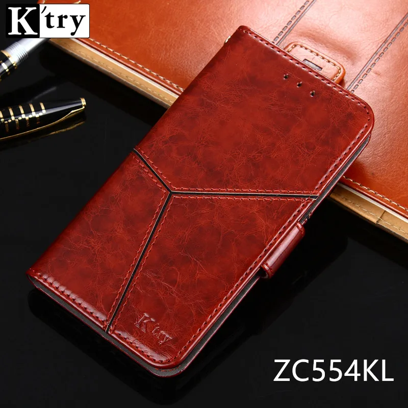 

K'try For Asus Zenfone 4 Max ZC554KL Wallet Leather Case Fashion Flip Cover For Asus ZC554KL 5.5" Protective Phone Bags Case