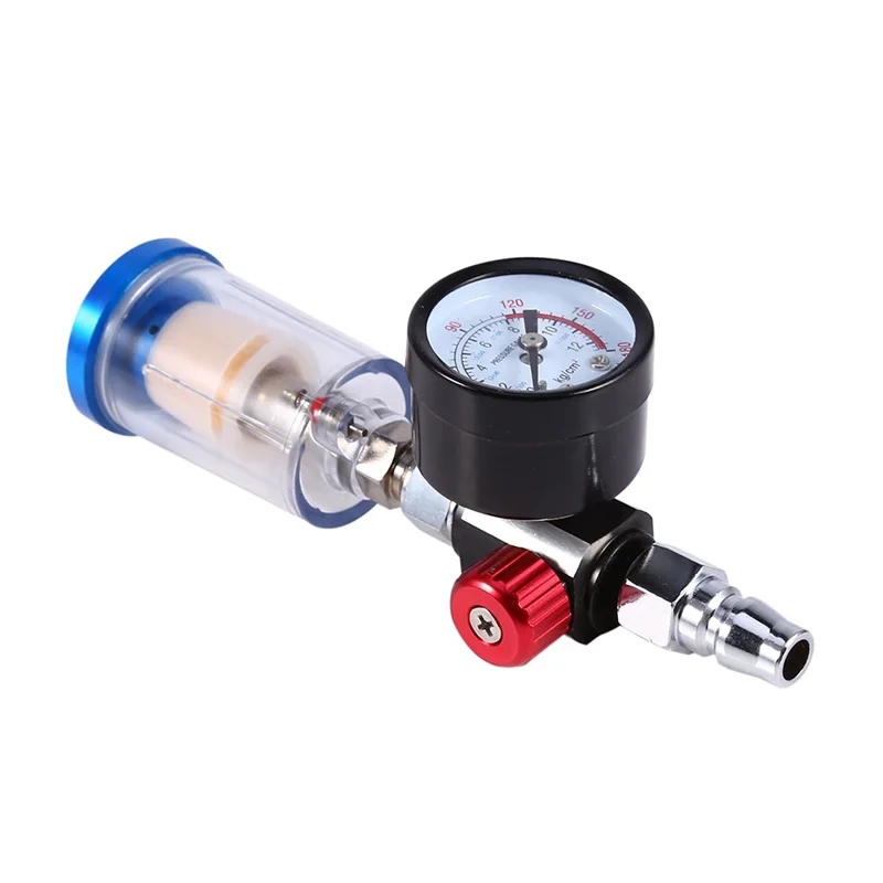 Регулятор снижения давления воздуха с манометром, фильтром для распыления воздуха WWO66
