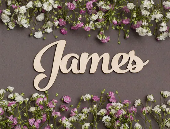 Priced and Sold Individually Small Laser Cut Wood Name Escort Place Card for Table Decorations Wood Place Card Names Cutouts for Wedding Party or Event