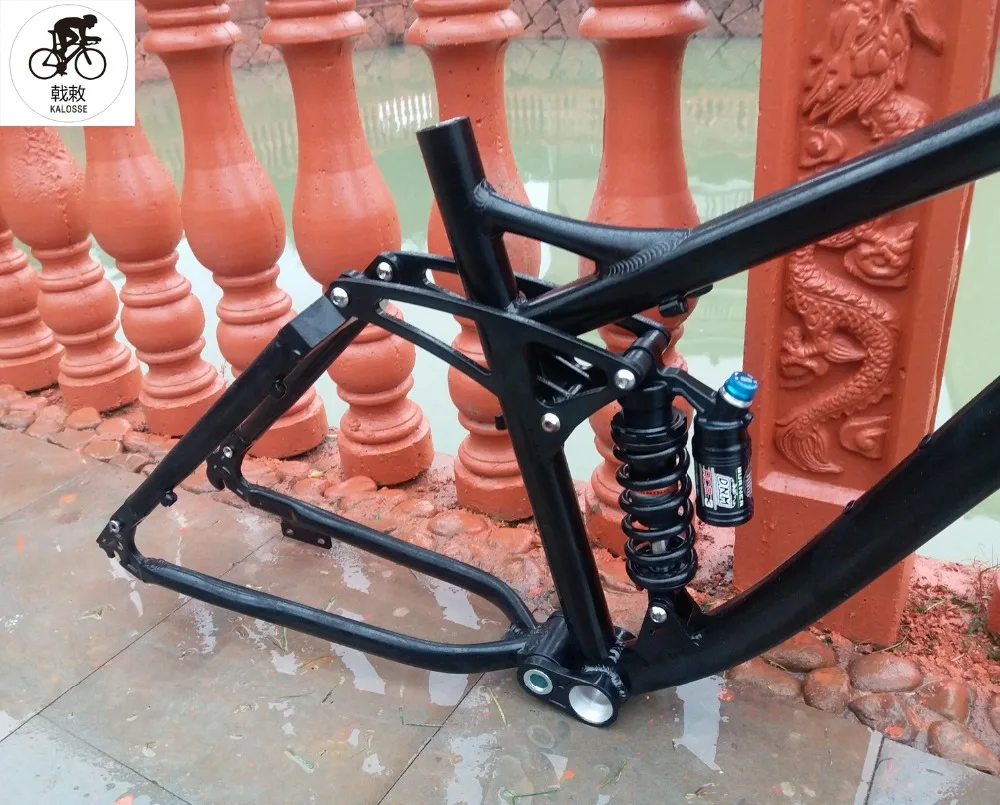 Top Kalosse   190mm travel  aluminum alloy Full suspension   bike frame , 26*17 inch  AM  Downhill 11