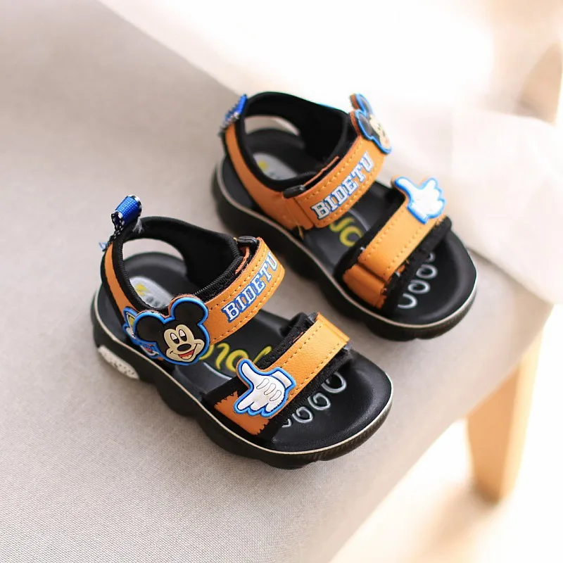 

Disney children's baby non-slip soft bottom Mickey casual shoes preliminary toddler shoes toddler sandals beach shoes