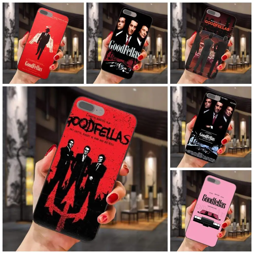 

Goodfellas Gangster Soft Silicone TPU Black Mobile Phone For Samsung Galaxy A3 A5 A6 A6s A7 A8 A9 Star Plus 2016 2017 2018