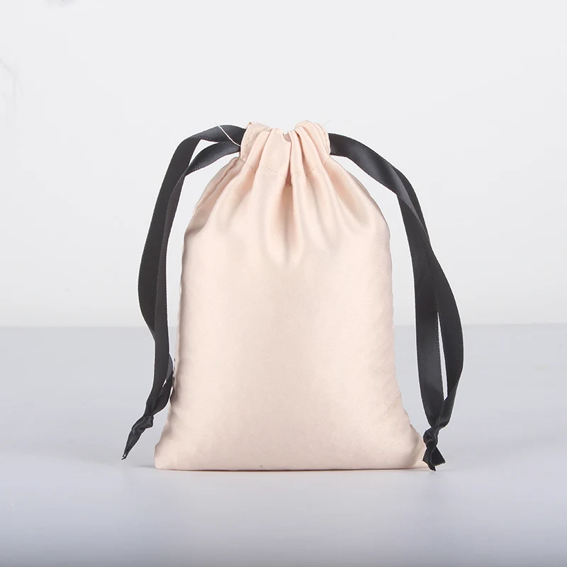 2 шт./лот, Высококачественная атласная шелковая сумка на шнурке с принтом логотипа,, маленькая Подарочная сумка, дорожная сумка