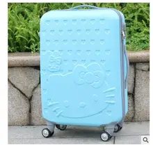 Hello Kitty Women Travel Trolley suitcase Travel Rolling Case On Wheels 20″ 24″ Inch Travel Luggage Suitcase Luggage trolley bag