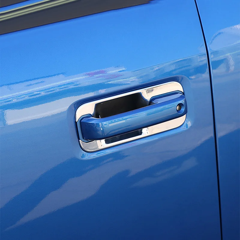 Абс дверная ручка чаши Крышка хром для Ford F150 протектор отделка края защитное литье Стайлинг 8 шт
