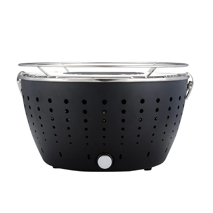  Outdoor Portable Charcoal Grill Tabletop Grill BBQ Smokeless Charcoal Grill with Carry Bag for Camp