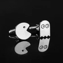 Dongsheng милый Пакман металлическая запонка кнопки шпильки для манжет для мужчин и женщин Парикмахерская подарок-40