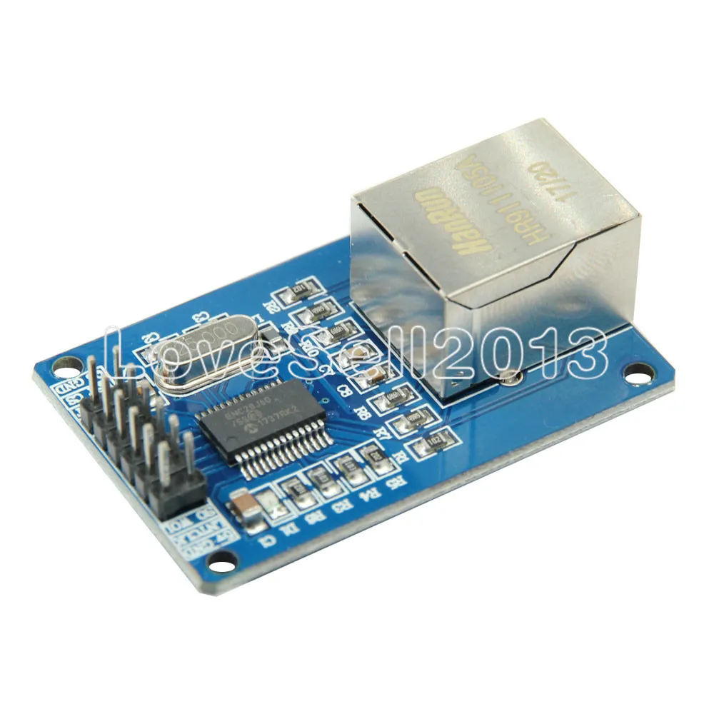 1 шт. сетевой модуль ENC28J60 Ethernet LAN для Arduino 51 AVR SPI PIC STM32 LPC с кристальным интерфейсом 25
