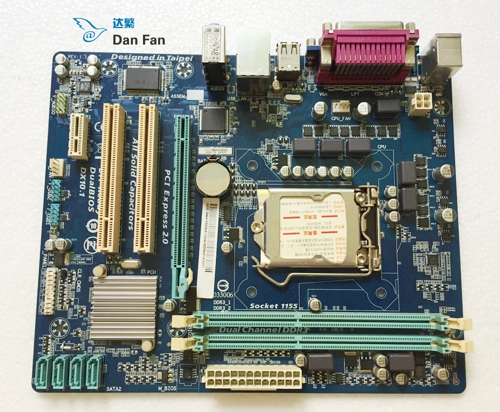 For GIGABYTE GA H61M S2P B3 Desktop Motherboard H61 LGA1155 Mainboard 100tested fully workin