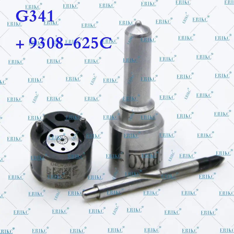 

ERIKC Nozzle G341 Valve 9308-625C Diesel Injector Repair Kits Set 7135-574 for GreatWall Hover H5 H6 Euro5 1100100-ED01 28231014