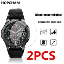 2 шт. для samsung gear S3 S4 S2 классическое закаленное стекло 9 H 2.5D Премиум Защитная пленка для экрана для samsung Galaxy Watch 42 мм 46 мм