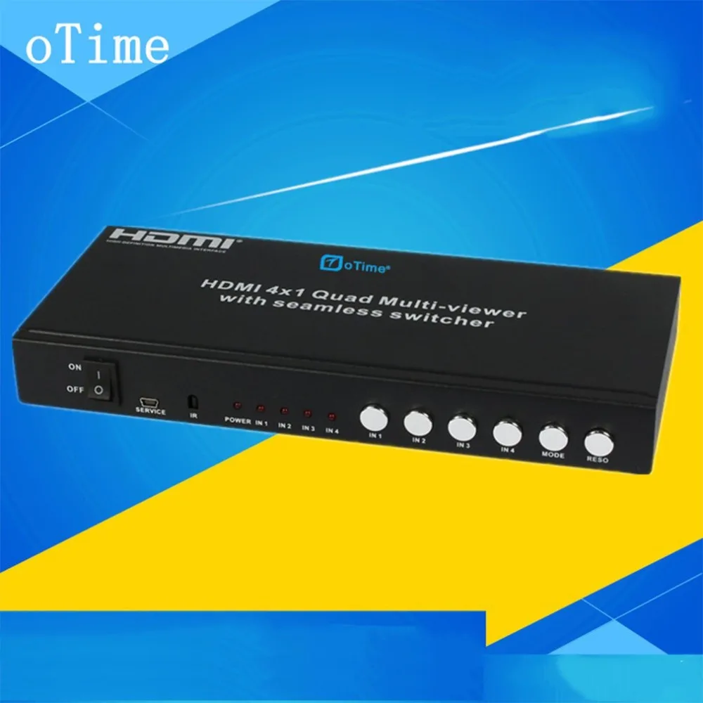

4 Port HDMI Switcher Audio Converter Support 4k 3D ARC 4 In 1 Out HDMI Splitter Audio Extractor Mini Portable Audio Adapter