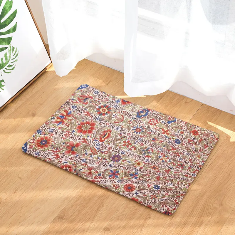 DecorUhome Boho Anti Slip Waterdichte Vloer Mat Hippe Bloem Keuken ... DecorUhome Boho Anti Slip Waterdichte Vloer Mat Hippe Bloem Keuken ...