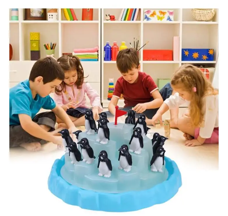 

Creative Iceberg Pile Up Balancing Game Penguins Balance Interactive Table Game Children Learning Educational Kids Desk Toys