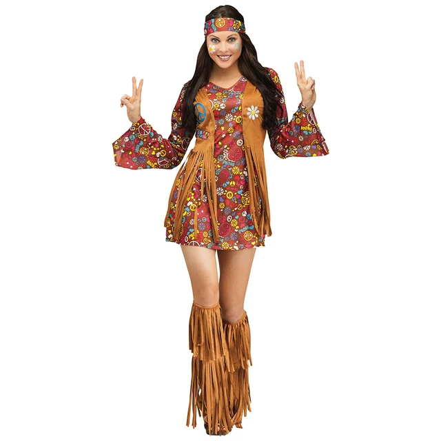 Borlas Sexy Indian Maiden Vestuario Hippie Disfraz Adulto Adultos Cherokee Princesa Disfraz De Halloween Party Dress Borlas Sexy Indian Maiden Vestuario Hippie Disfraz Adulto Adultos Cherokee Princesa Disfraz De Halloween Party Dress