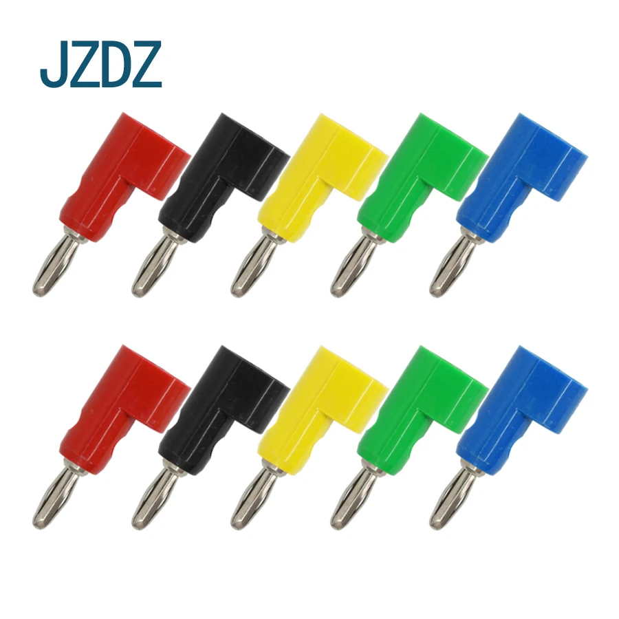 

JZDZ J.10025 10pcs 4mm High quality lantern Cross pattern banana plug DIY copper - plated nickel - free welding, can be stacked.