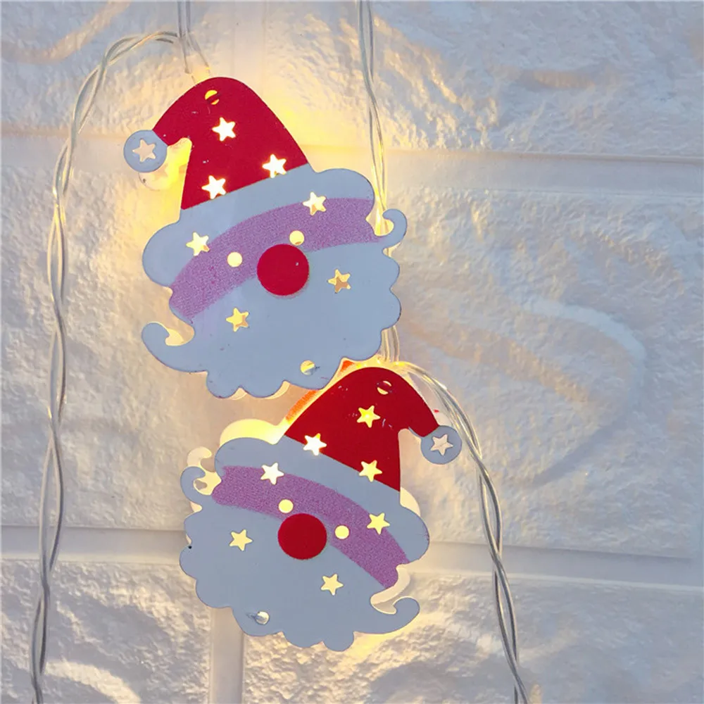 Свет Санта Фея Строка Light Xmas вечерние Рождественский подарок домашние