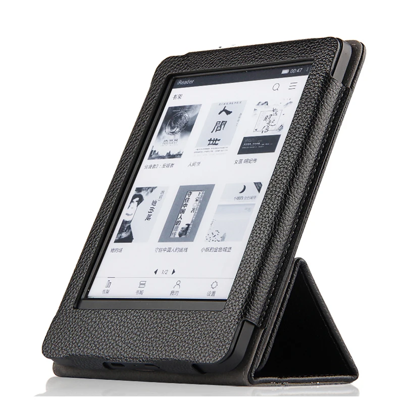 Высококачественный чехол книжка из натуральной кожи для Amazon kindle paperwhite 1 2 3 4