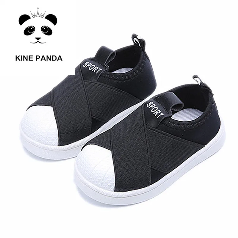 KINE PANDA малышей От 1 до 5 лет для маленьких девочек спортивная обувь для мальчиков маленьких детская обувь для мальчиков повседневные кроссовки для девочек мягкие ползунки
