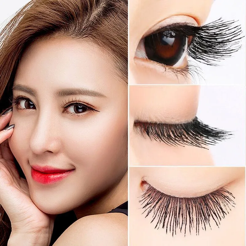 

5D long mascara aluminum tube curling anti-sweat water is not blooming makeup fiber mascara black Lengthening thick mascara