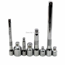 Храповая розетка 1/" 3/8" 1/" приводной редуктор преобразователя адаптер инструменты 1/4" 3/" квадратный приводной ключ удлинитель головки стержня 8 шт набор