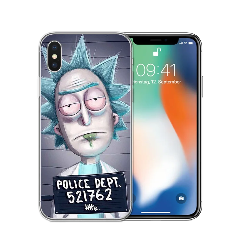 Rick And Morty Phone Case Cover For Iphone X 10 8 8plus 7 7plus 6 6s
