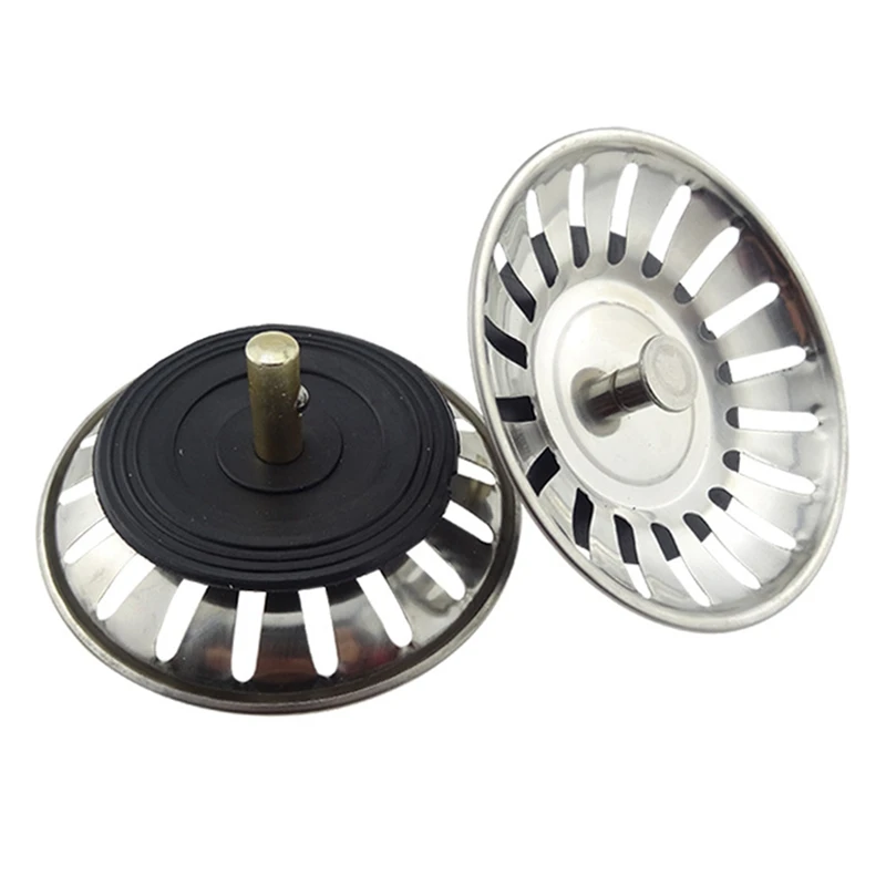 

1Pc Stainless Steel Kitchen Sink Strainer Stopper Waste Plug Sink Filter Bathroom Basin Sink Kitchen Accessories