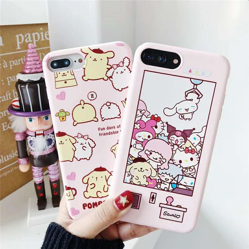 Kabartma Iphone Icin Kilif Xr Xs Max 8 7 6 S Arti Pembe Pompompurin Karikatur Desen Hayvan Bebek Yumusak Seker Tpu Tam Kapak Coque Fundas Fitted Cases Aliexpress