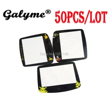 50 шт./партия,, Pika/Mari, ограниченная серия, пластиковый протектор для экрана, объектив, пригодный для GameboyAdvance, запасные части, чехол для мальчика Advance