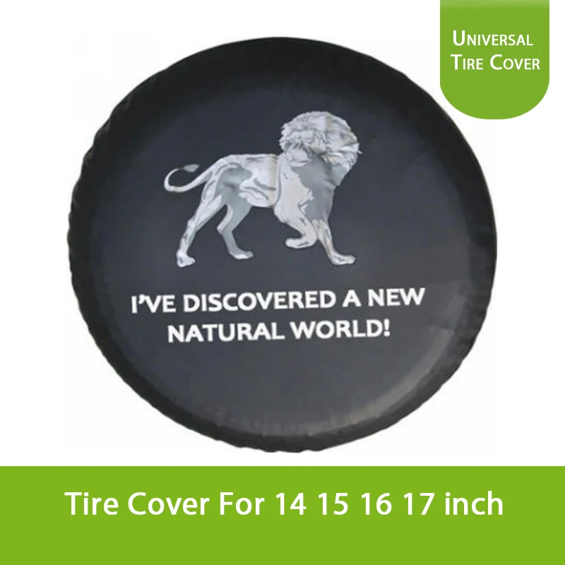 

Black Dee-Type Paws Spare Wheel Tire Tyre Cover Case Protector 32" 33" Fit For Jeep Wrangler