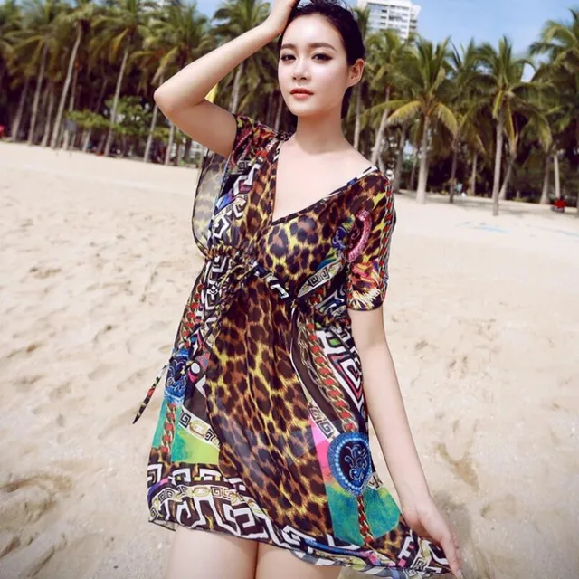 Cheap 2018 New Arrival Woman Summer Beach Cover-Ups Female Tunics For Beach Beach Cover Up Pareo Swimming Pools Tunic Free Shipping