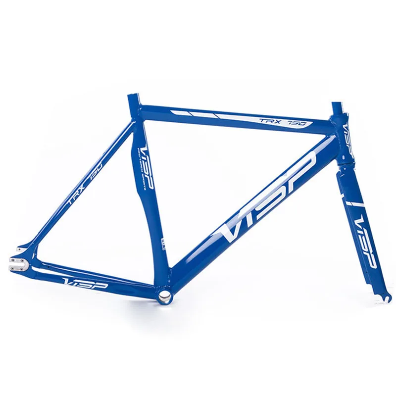 

fixed gear bike frame 48/50/51/54/58/60cm VISP790 700C frame aluminium alloy track bicycle frame road Bike frame fork