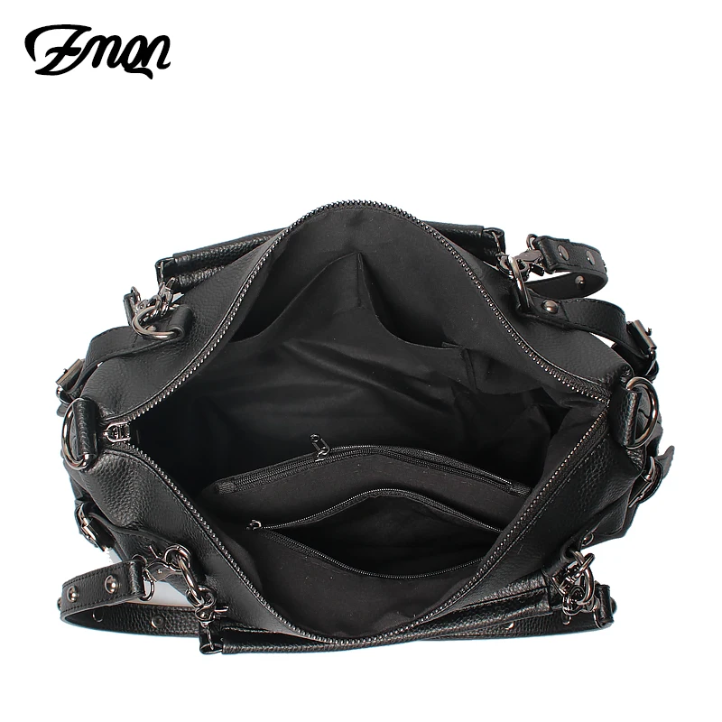 ZMQN женская сумка с заклепками, дизайнерская сумка через плечо, сумка через плечо для женщин, черная кожаная сумка в стиле панк, известный бренд Kabelky A888