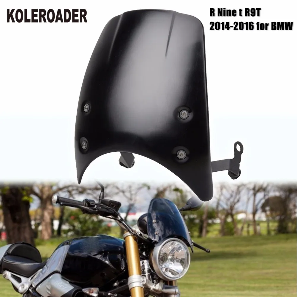 

Aluminum Windshield Windscreen Wind Protection For BMW R Nine T R9T 2014 2015 2016 2017 R NINET Headlight Fairing Guide Plate