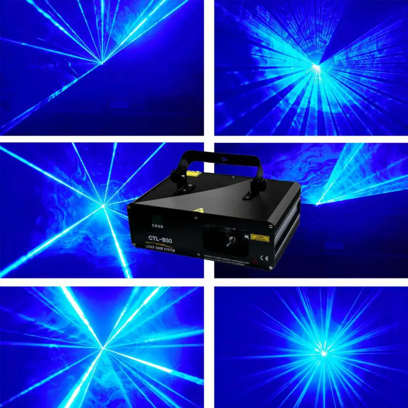 

product Laser light moving head 300mW 450nm Blue dj equipment