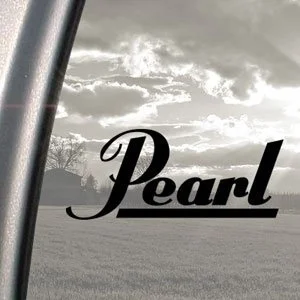 

PEARL DRUMS Black Decal Window Sticker 15cm