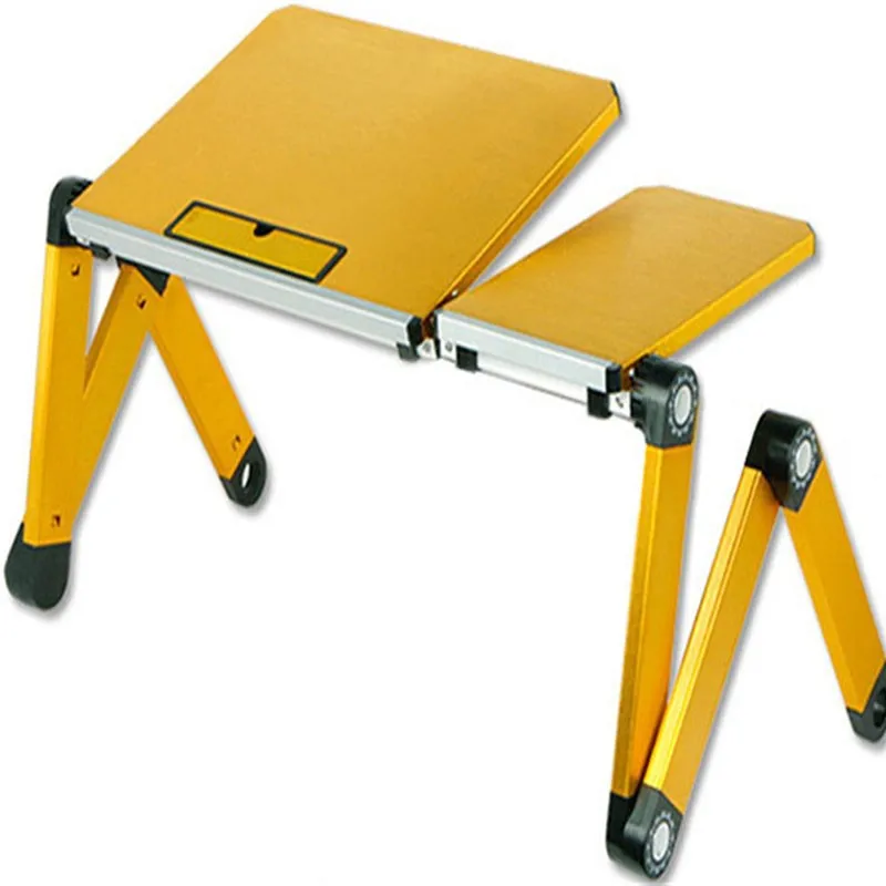 Популярный товар! Портативный складной регулируемый, стол для ноутбука Компьютерная настольная подставка, лоток для дивана-кровати красный желтый синий черный белый