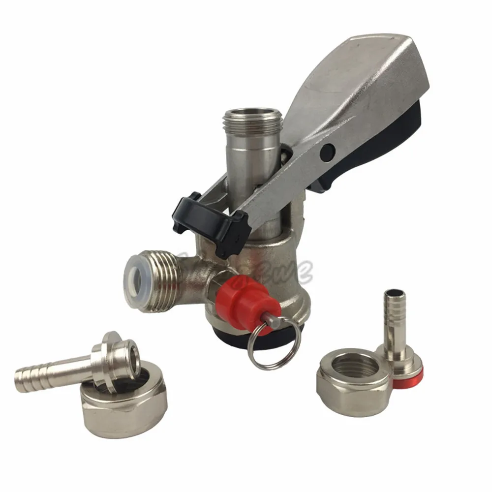 Draft Beer Keg Coupler Beer Tap System Connectors Beer Brewing Dispenser Tap A Type G Type S Type D Type Couplers (4)