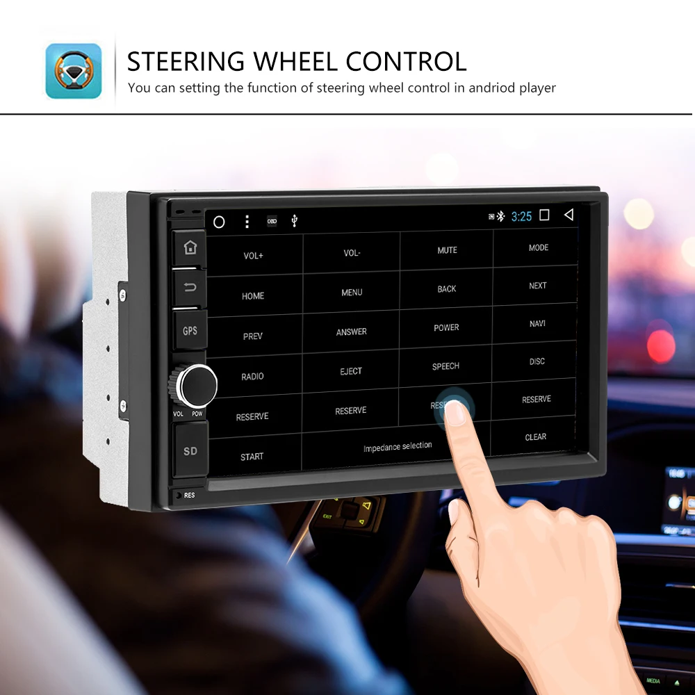 Best AMPrime 2 Din Car Radio 7