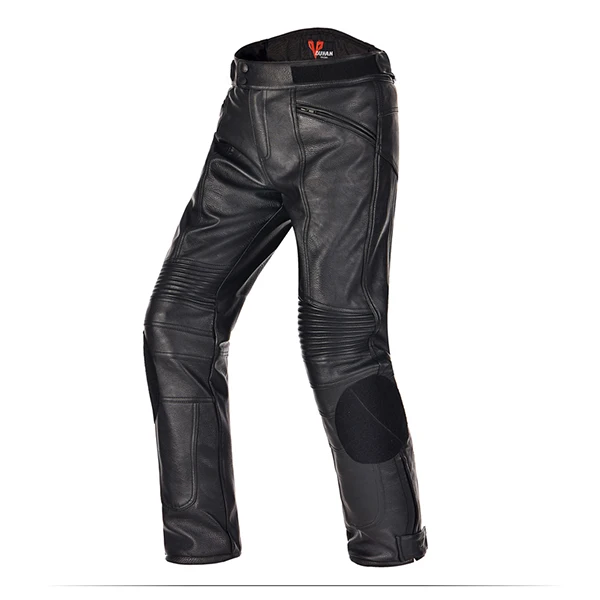 Buy DUHAN PU Leather Motorcycle Racing Pants Jeans pads armor drawers racing