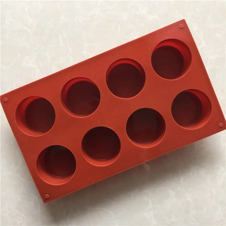 Cylinder Cake Mold Round Pillar Candle Making Tool Handmade Silicone Soap Mold