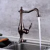 LIUYUE Kitchen Faucets Black/Brushed Gold Retro Wine Pot Type 360 Rotate Kitchen Mixer Faucet Cold Hot Water Crane Sink Taps ► Photo 3/6