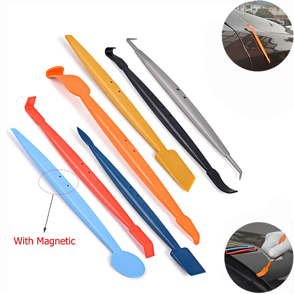 10Pcs/7Pcs Car Window Tinting Tools Vinyl Wrap Tool Vinyl Squeegee Blade  Scraper Glass Cleaner Auto Window Film Installation Kit - AliExpress