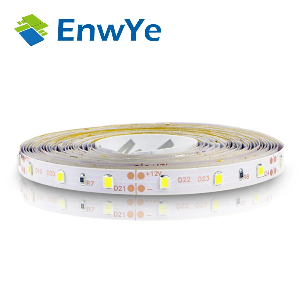 EnwYe горячая Распродажа 5 м 300 светодиодов RGB светодиодная лента светильник 3528 5050 12 В постоянного тока 60 светодиодов/м Fiexble светильник Светодиодная лента лампа для украшения дома