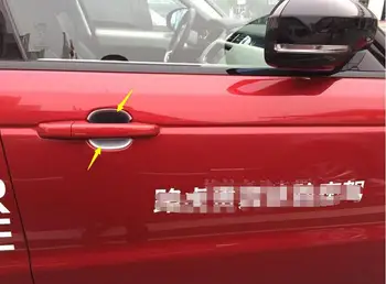 

Yimaautotrims Auto Accessory Side Door Handle Bowl Frame Cover Trim 4 Pcs / Set Fit For RANGE ROVER Sport 2014 2015 ABS