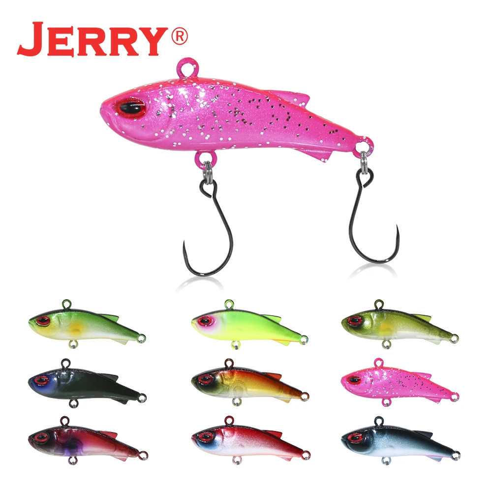 Jerry Pepper 40mm 3.3g sinking micro VIB wobblers trout crank bait fishing lures hard artificial bait all depth tackle