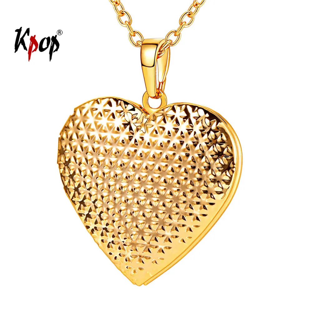 

Kpop Сердце фоторамка парящий медальон Подвески Винтажные Ювелирные изделия золотой цвет DIY фото медальон Шарм ожерелье для женщин P3518