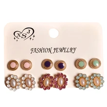 Новые модные женские аксессуары из мультфильма «Холодное сердце» ; День рождения пластиковые контейнеры для крема ухо шпильки Красивая 6 пар/компл., высокое качество, прекрасный подарок