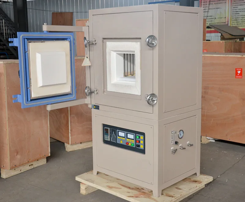 Lab Atmosphere Furnace With Vacuum Pump -0.08Mpa, 250x250x300mm,1400C